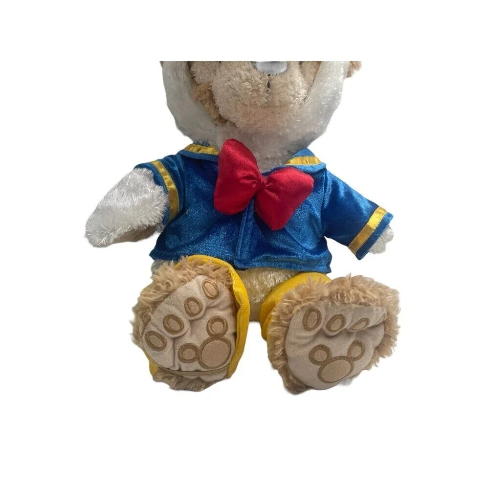 Disney Parks Duffy The Disney Bear Dressed As Donald Duck 17” Stuffed Animal Toy